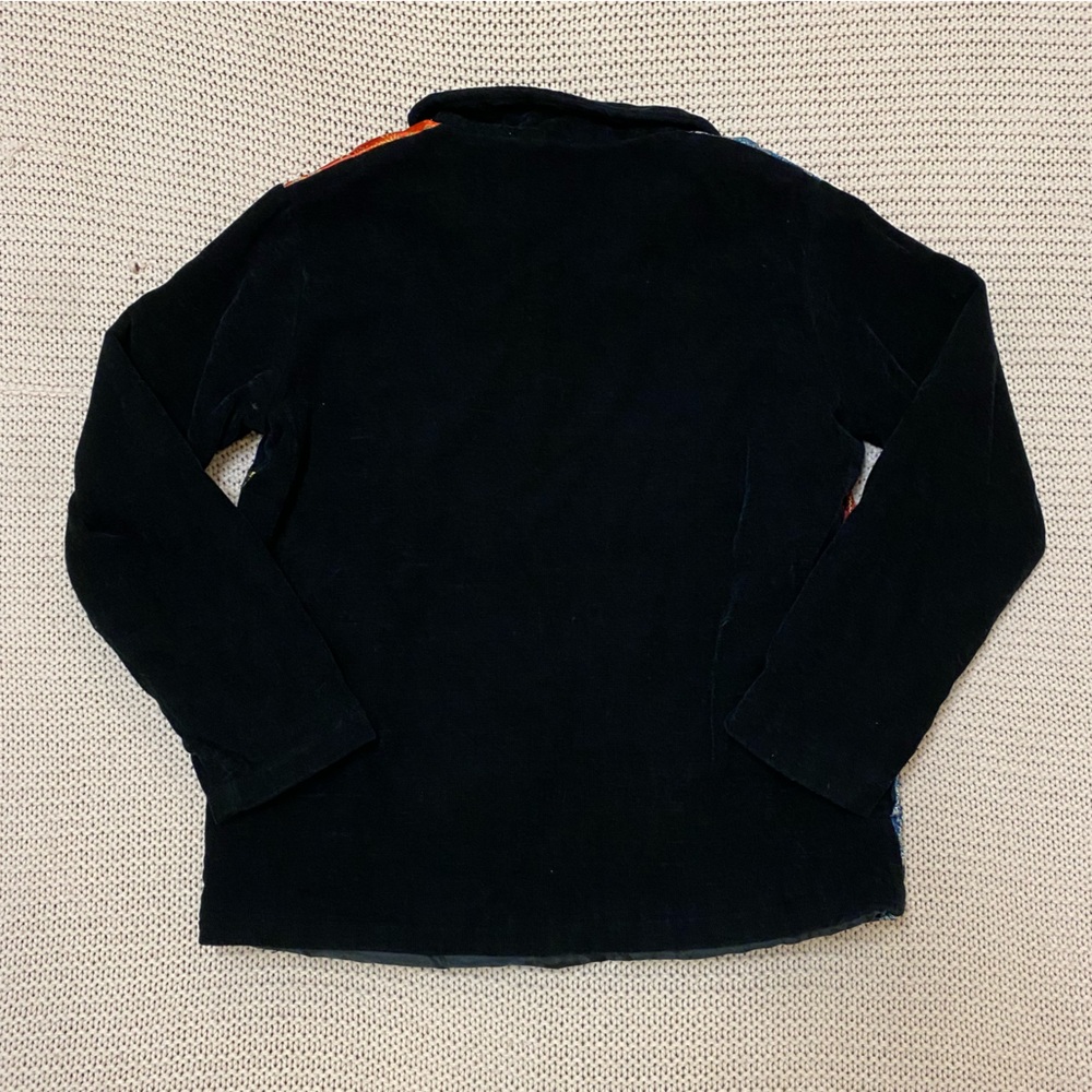 Vintage Patchwork Zip-Up Jacket - image 3